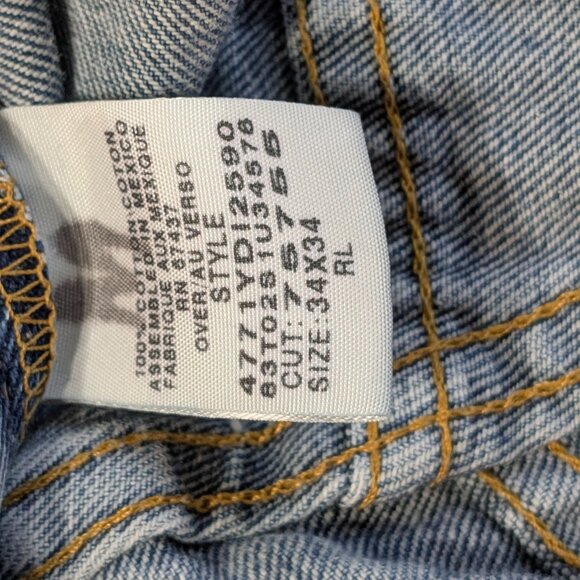 Vtg Polo Jeans Co. Ralph Lauren Denim Jeans Mens 34x34 Relaxed Flag 90s Y2K - Picture 7 of 12